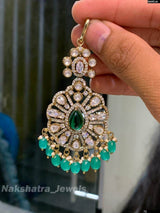 Moissanite Stones Tikka - Nakshatra Jewels