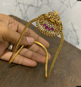 Nakshi Work with Kempu Stones Bridal Vanki