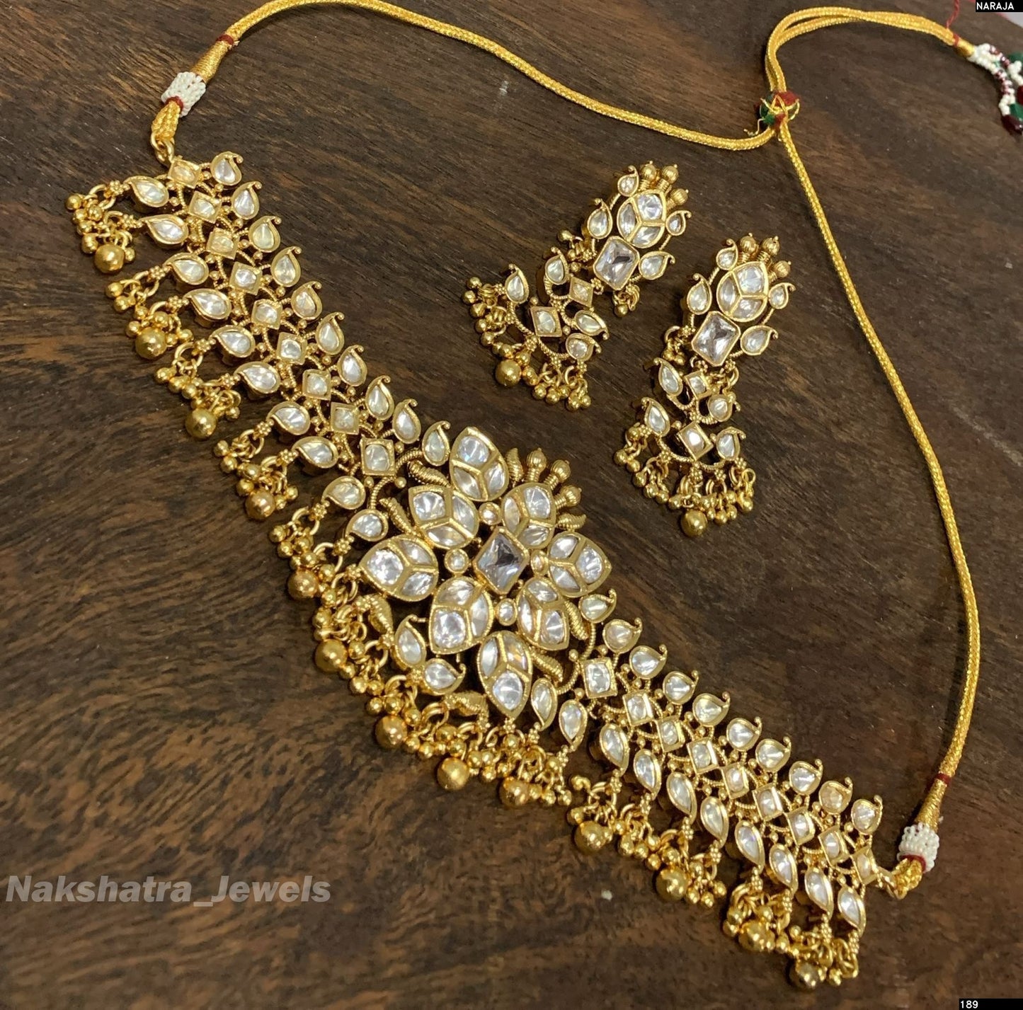 Premium quality with Kundan Stones Choker