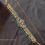 Victorian Polish AD Stones Hip Chain - Nakshatra Jewels