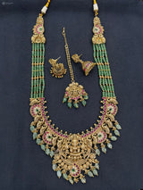 Nakshi Work with Kundan Stones Bridal Beads Haram