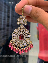 Moissanite Stones Tikka - Nakshatra Jewels