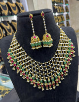 Jaadu Kundan Stones Necklace