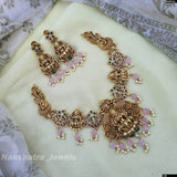Premium Matt with AD & Kempu Stones Necklace - Nakshatra Jewels