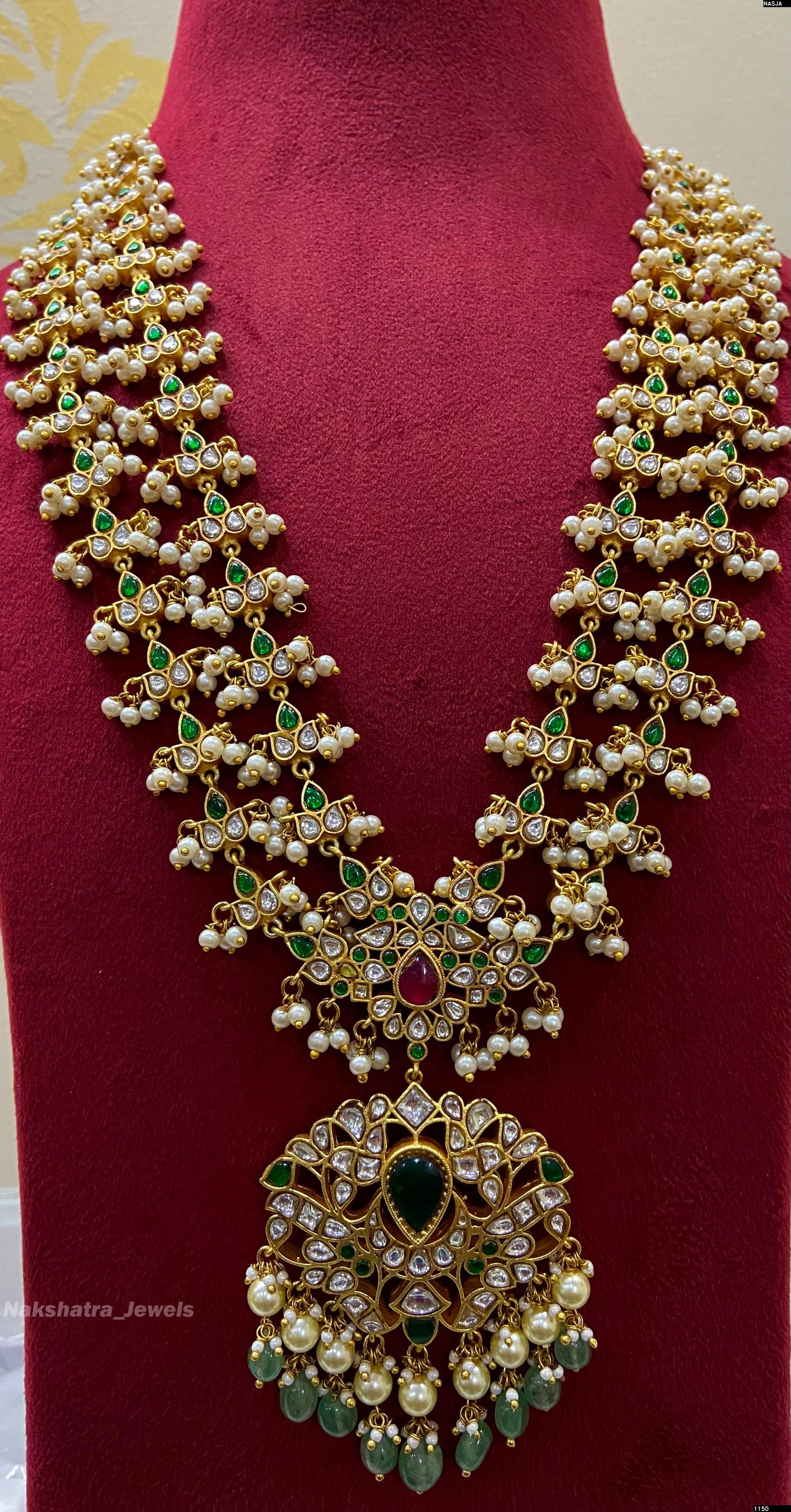 Jadau Kundan Stones Bridal Haram