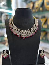American Diamond Stones Necklace