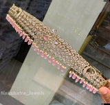 Victorian Polish AD Stones Bridal Hip Belt - Nakshatra Jewels