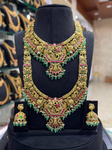 Nakshi Work with Kundan Stones Bridal Combo Set