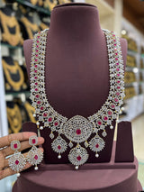 American Diamond Stones Bridal Haram