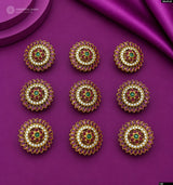 Premium Matt with Kempu Stones Hair Accessories