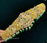 Nakshi work with AD Stones Bridal Hip Belt - Nakshatra Jewels