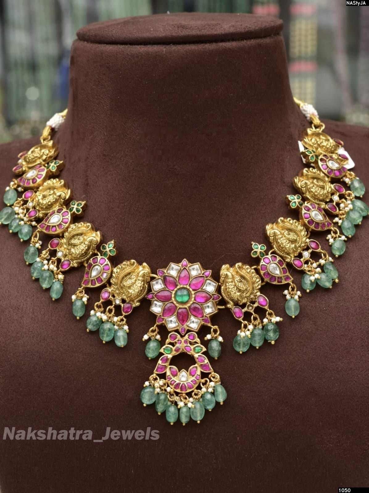 Jadau Kundan Stones Bridal Necklace