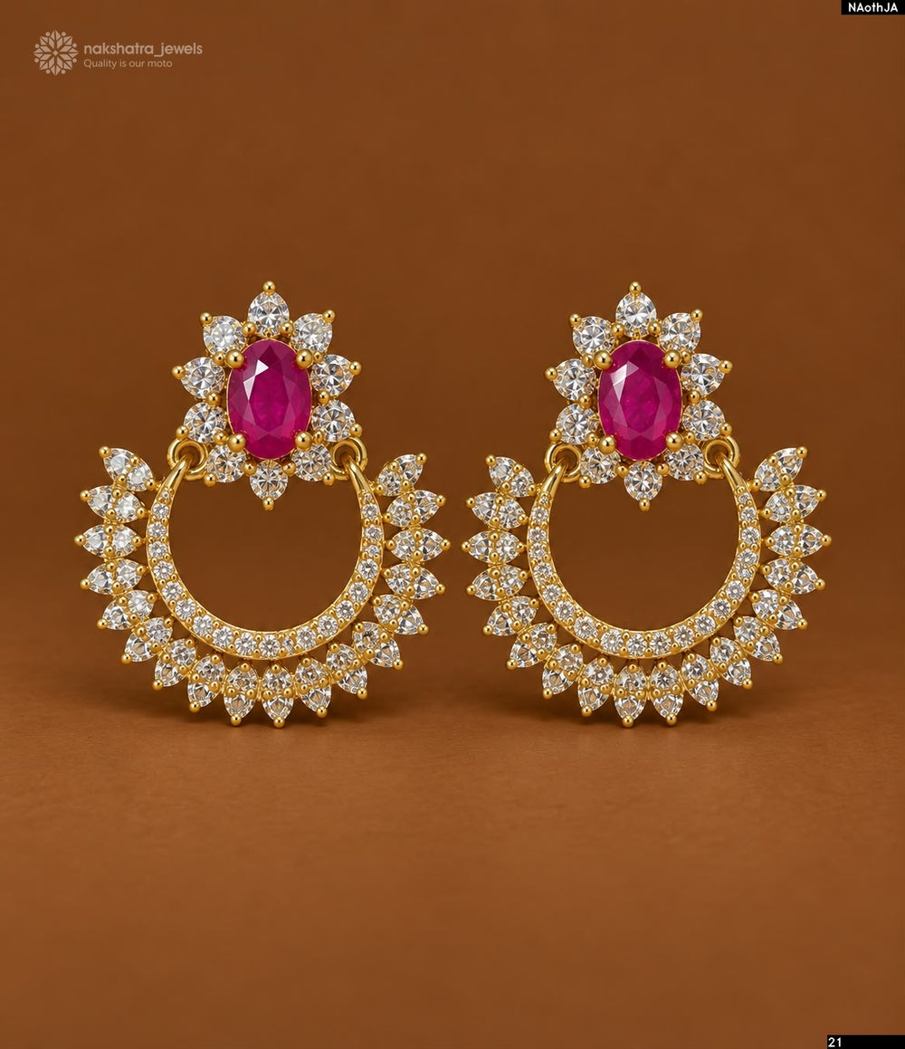 AD Stone Earrings