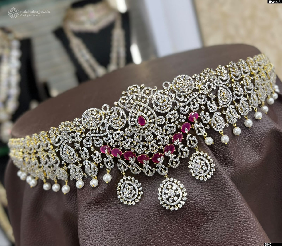 American Diamond Stones Bridal Hip Chain