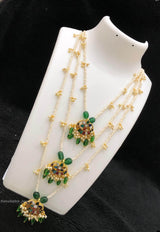 Jaadu Kundan Stones Layer Haram - Nakshatra Jewels