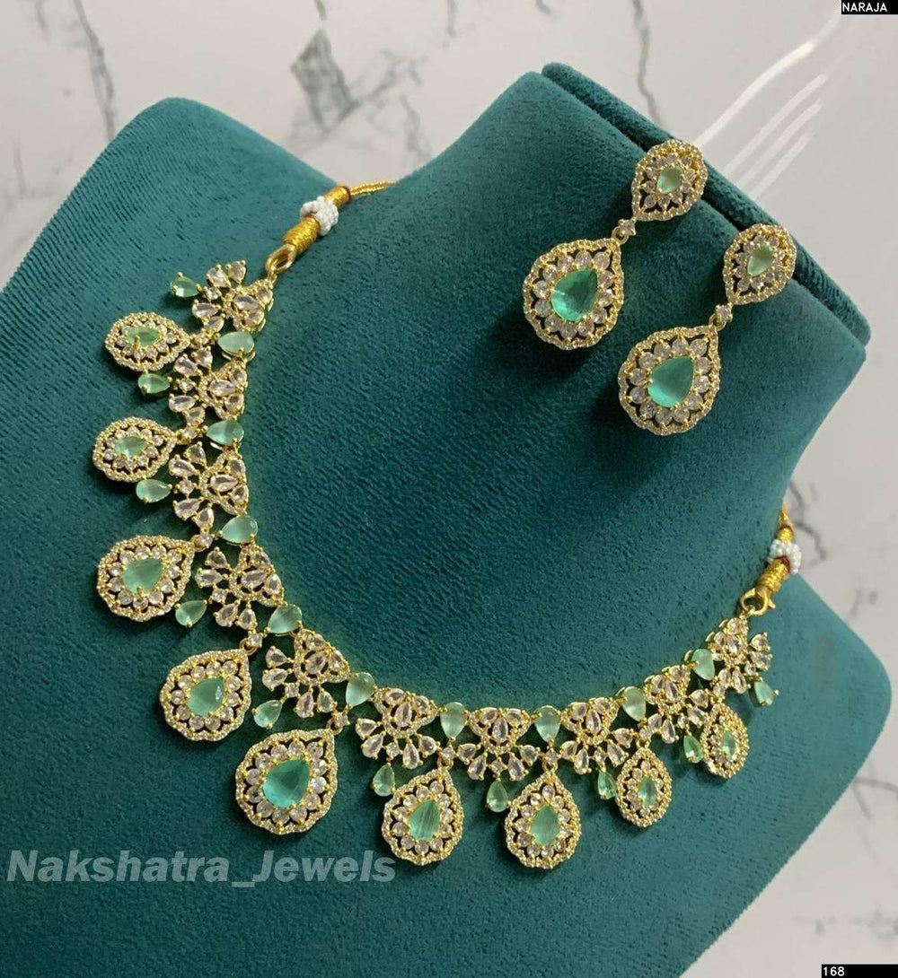 AD Stones Necklace - Nakshatra Jewels