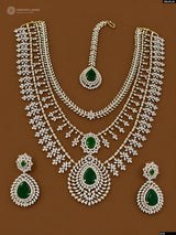 American Diamond Stones Bridal Layer Haram