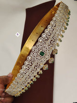 American Diamond Stones Bridal Hip Belt - Nakshatra Jewels