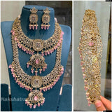 Victorian Polish AD Stones Bridal Set - Nakshatra Jewels