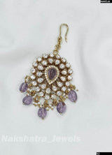 Moissanite Stones Tikka - Nakshatra Jewels
