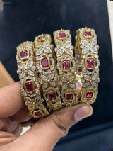 Victorian Polish AD Stones Bangles