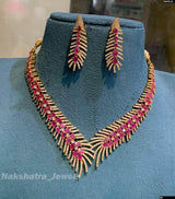 AD Stones Necklace - Nakshatra Jewels