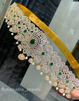 American Diamond Stones Bridal Hip Belt - Nakshatra Jewels