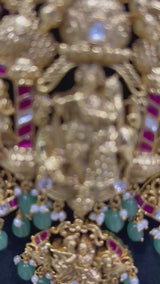 Nakshi Work with Kundan Stones Bridal Haram