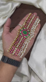 Jaadu Kundan Stones Bridal Choker